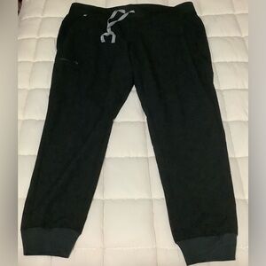 Figs Scrub Womens Black Zamora Joggers